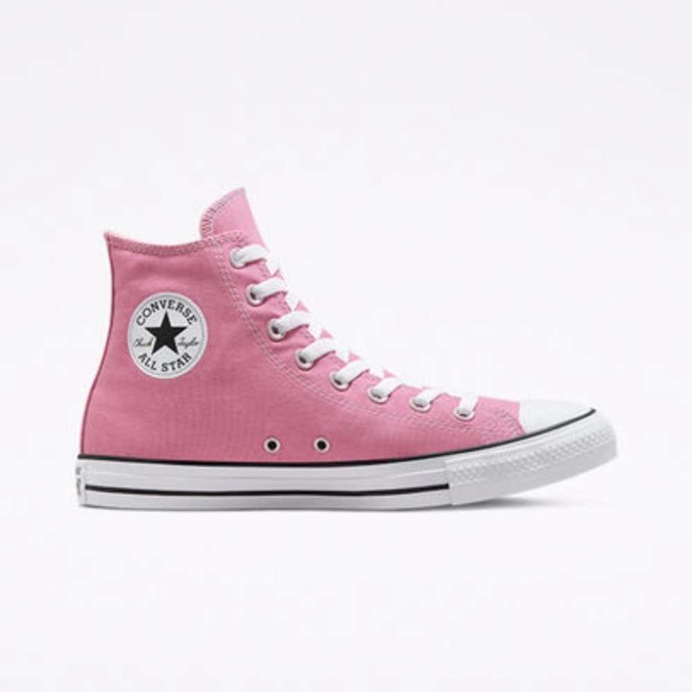 Pink converse high tops